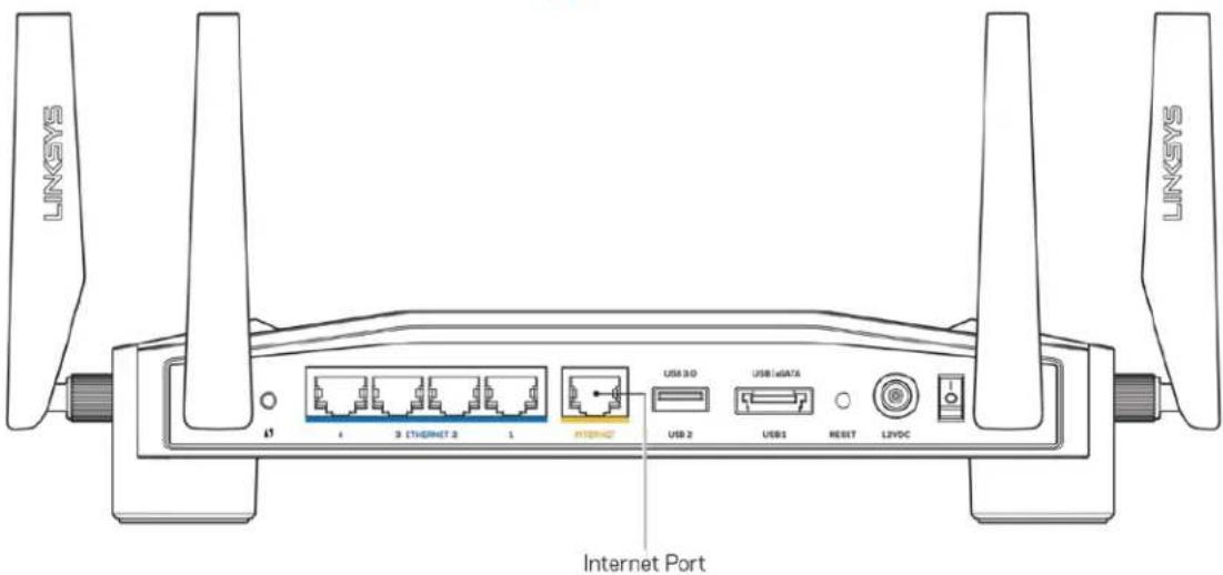 LINKSYS WRT32XB - Mensagem "O cabo de internet não está conectado" - 1