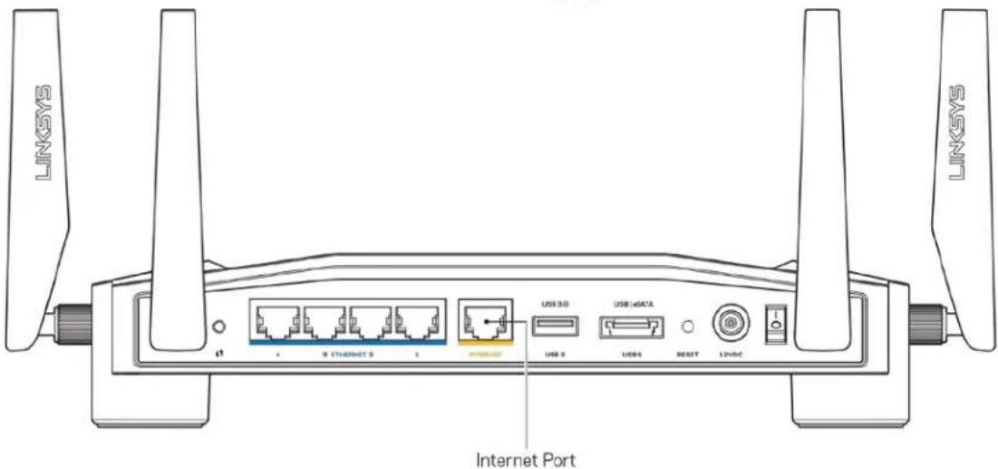 LINKSYS WRT32XB - Mesajul „Your Internet cable is not plugged in” (Cablul dvs. de Internet nu este conectat) - 1