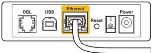LINKSYS WRT32XB - Internet-kaapelia ei ole liitetty -viesti - 3