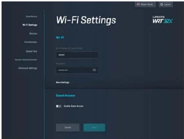 LINKSYS WRT32XB - Приладна дошка - 2