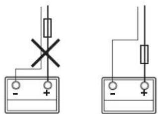 TRUMA Mover XT4 - Collegamento della batteria - 1