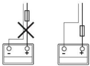 TRUMA Mover XT4 - Anschluss der Batterie - 1
