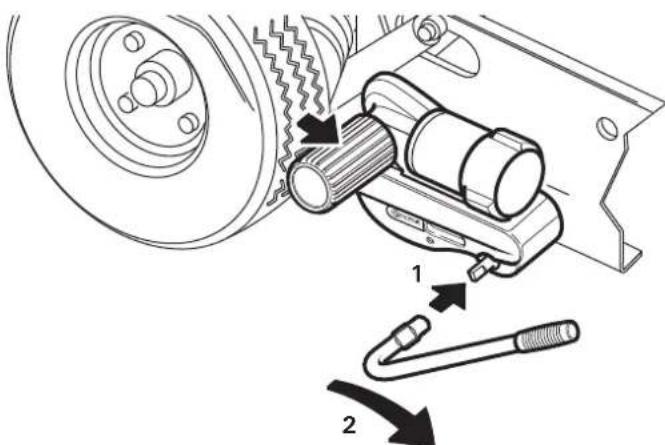TRUMA Mover smart M - Rischio di lesions dovute a un uso scorretto della leva di avvincamento - 1