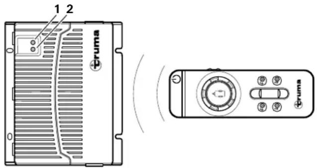 TRUMA Mover XT L - Pairing the electronic control unit with the radio remote control - 1