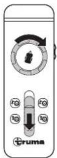 TRUMA Mover XT L - Control knob and slide control - 5