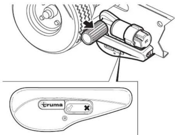 TRUMA Mover smart A - Personal injury due to the caravan rolling away - 1
