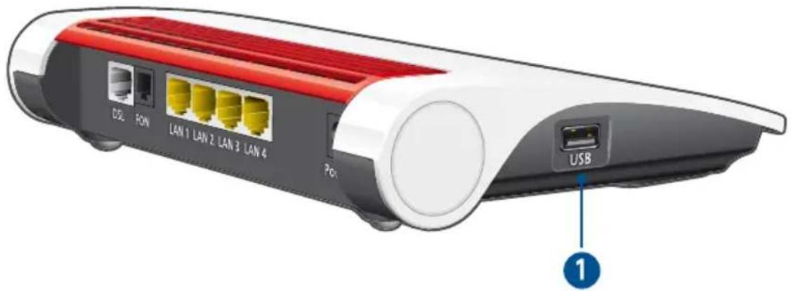 AVM FRITZ!Box 7530 AX - N° Désignation Fonction - 1