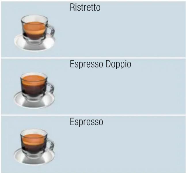 SIEMENS EQ.9 plus connect s700 - Selecting a drink - 1