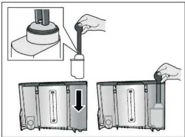 SIEMENS EQ.9 plus connect s700 - Waterfilter aanbrengen of verrangen - 1
