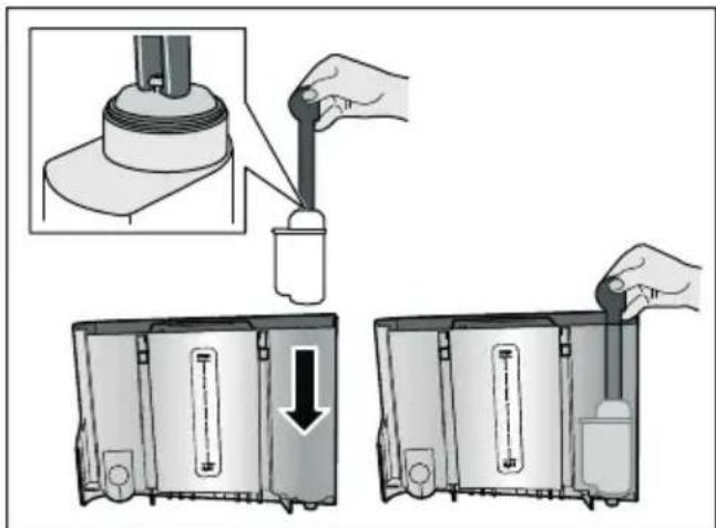 SIEMENS EQ.9 plus connect s700 - Zakladanie lub wymiana filtra wody - 1