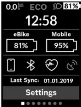 BOSCH Kiox BUI330 - Status screen - 1