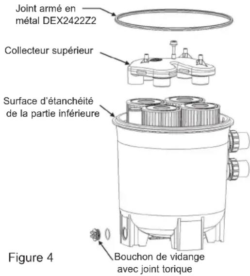 HAYWARD Swimclear C4030EURO - INSTRUCTIONS DE DÉMONTAGE DU FILTRE - 1