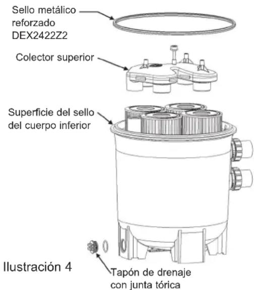 HAYWARD Swimclear C4030EURO - INSTRUCCIONES DE DESMONTAJE DE LA BOMBA - 1