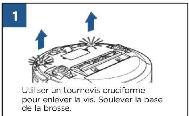 BISSELL EV675 - Remplacer les brosses de nettoyage latéral - 1