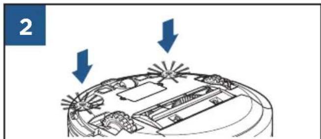 BISSELL EV675 - Kantenreinigungsbürsten tauschen - 2