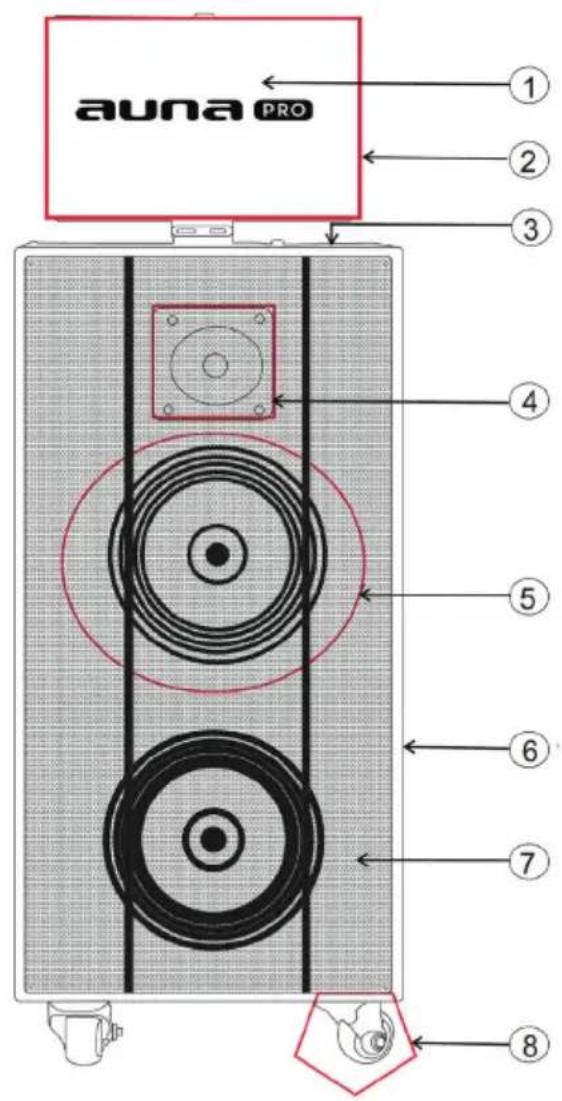 Auna Pro Spin 10 - VISIÓN GENERAL DEL DISPOSITIVO - 1
