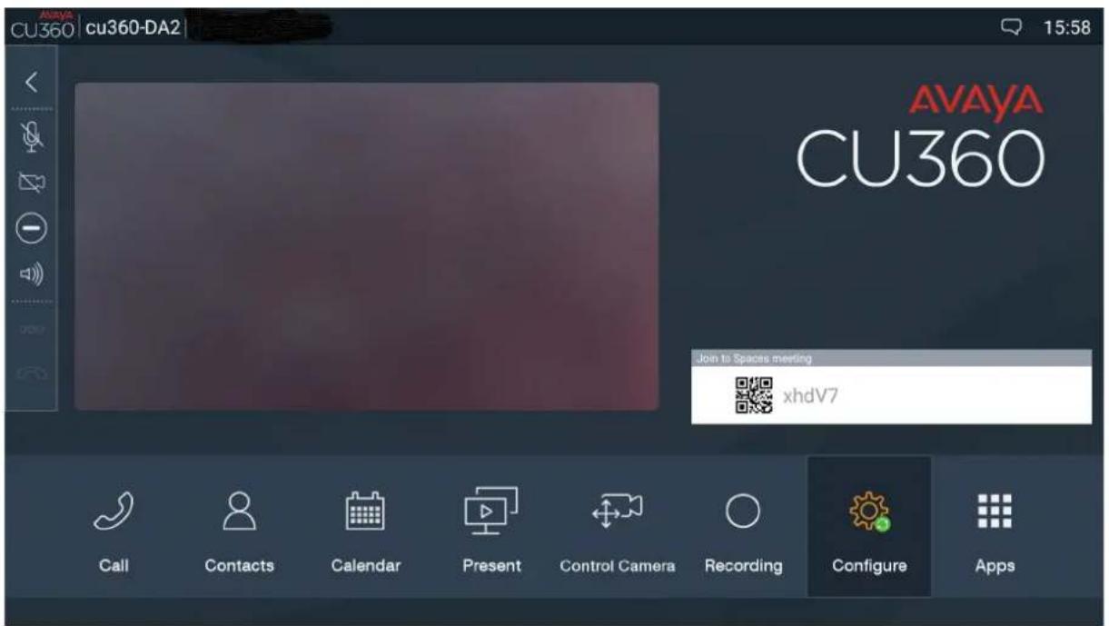 AVAYA CU360 - Page d'accueil de l'avaya CU360 - 1