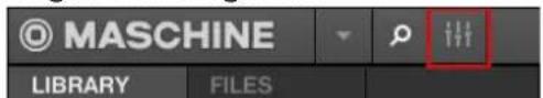 NATIVE INSTRUMENTS Maschine Mk3 - Configurer les sorties auxiliaires pour les sounds et les groups en affichage mix - 1