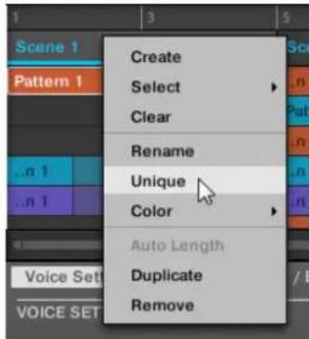 NATIVE INSTRUMENTS Maschine Mk3 - Rendre les sections uniques (délier les sections) - 1
