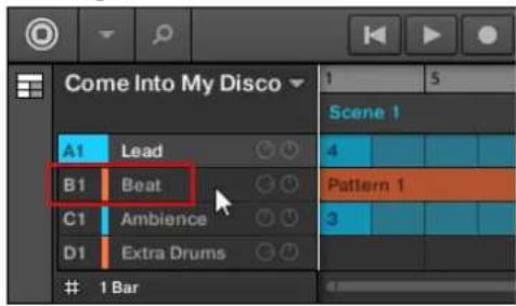 NATIVE INSTRUMENTS Maschine Mk3 - Établir le focus sur un group - 1