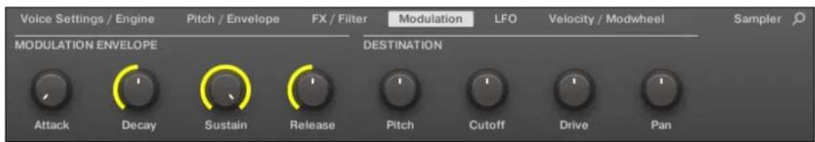 NATIVE INSTRUMENTS Maschine Mk3 - Page 4: modulation - 2