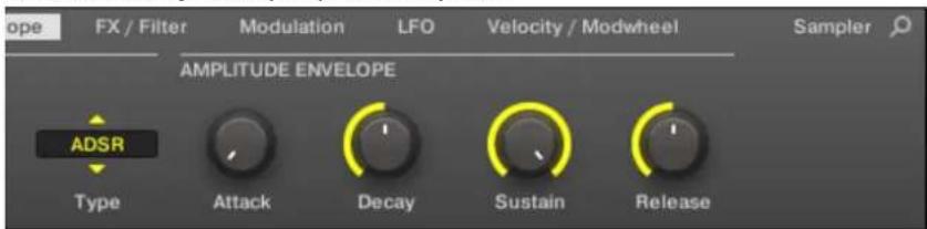 NATIVE INSTRUMENTS Maschine Mk3 - Amplitude envelope - 4