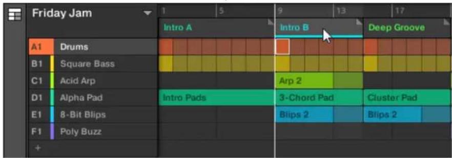 NATIVE INSTRUMENTS Maschine Mk3 - Assigner une scène à une section - 2