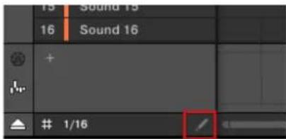 NATIVE INSTRUMENTS Maschine Mk3 - Sélectionner des events/notes - 1