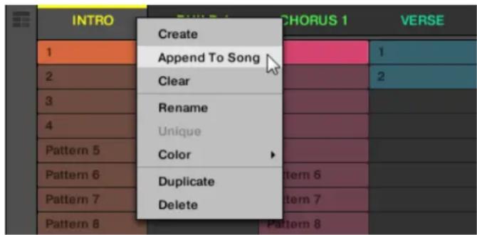NATIVE INSTRUMENTS Maschine Mk3 - Ajouter une scène à la fin de l'arrangement dans le logiciel - 1