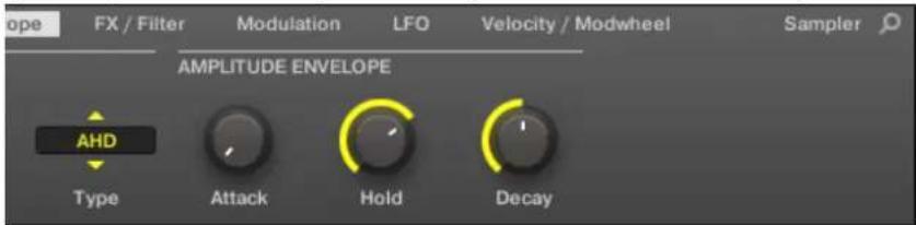 NATIVE INSTRUMENTS Maschine Mk3 - Amplitude envelope - 3