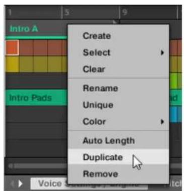 NATIVE INSTRUMENTS Maschine Mk3 - Dupliquer une section - 1