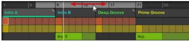 NATIVE INSTRUMENTS Maschine Mk3 - Définir la région de bouclage dans le logiciel - 2