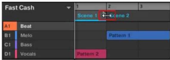 NATIVE INSTRUMENTS Maschine Mk3 - Ajuster la longueur d'une section dans le logiciel - 2