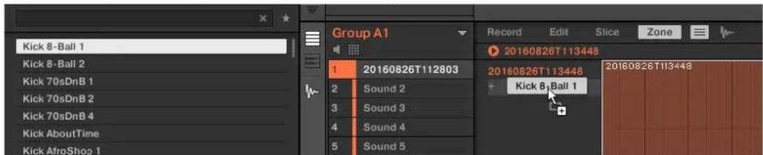 NATIVE INSTRUMENTS Maschine Studio - Ajouter une nouvelle zone à la zone list - 1