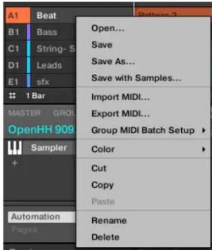 NATIVE INSTRUMENTS Maschine Studio - Gestion des groups - 1