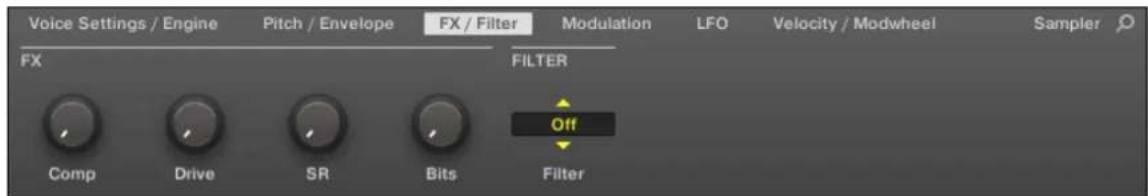 NATIVE INSTRUMENTS Maschine Studio - Page 3: fx/filter - 2