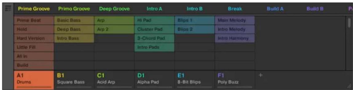 NATIVE INSTRUMENTS Maschine Studio - Vue d'ensemble des scènes - 2