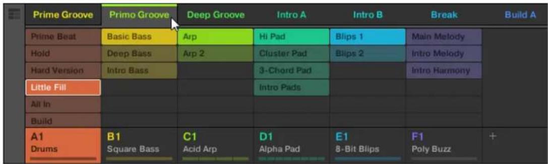 NATIVE INSTRUMENTS Maschine Studio - Assigner et retirer des patterns - 1
