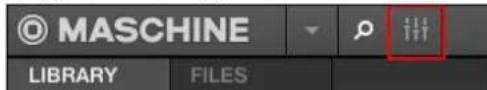 NATIVE INSTRUMENTS Maschine Studio - Configurer les entrées externes des sounds en affichage mix - 1