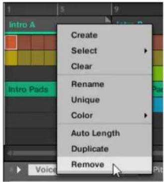 NATIVE INSTRUMENTS Maschine Studio - Retirer des sections - 1