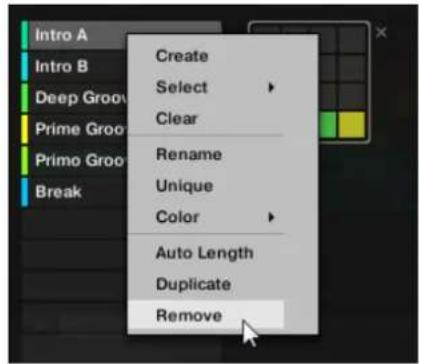 NATIVE INSTRUMENTS Maschine Studio - Retirer des sections - 2