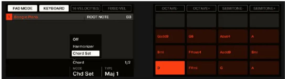 NATIVE INSTRUMENTS Maschine Studio - Choisir une gamme et créer des accords - 5