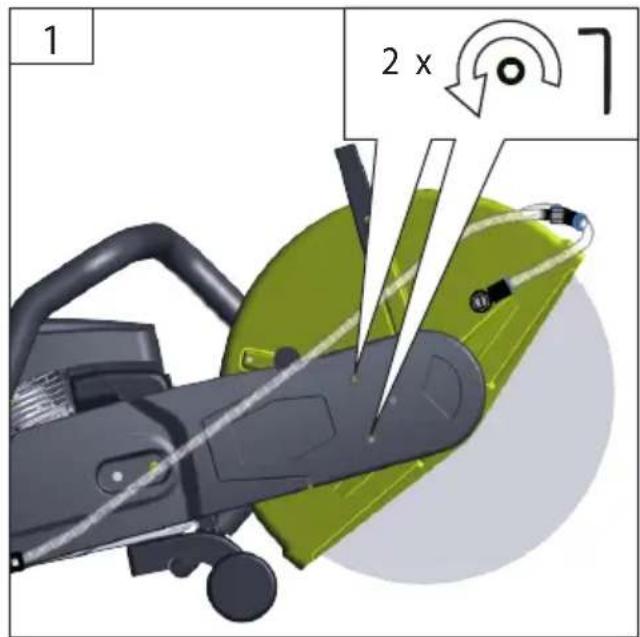 Güde GBTS 350 - Inbetriebnahme - 6