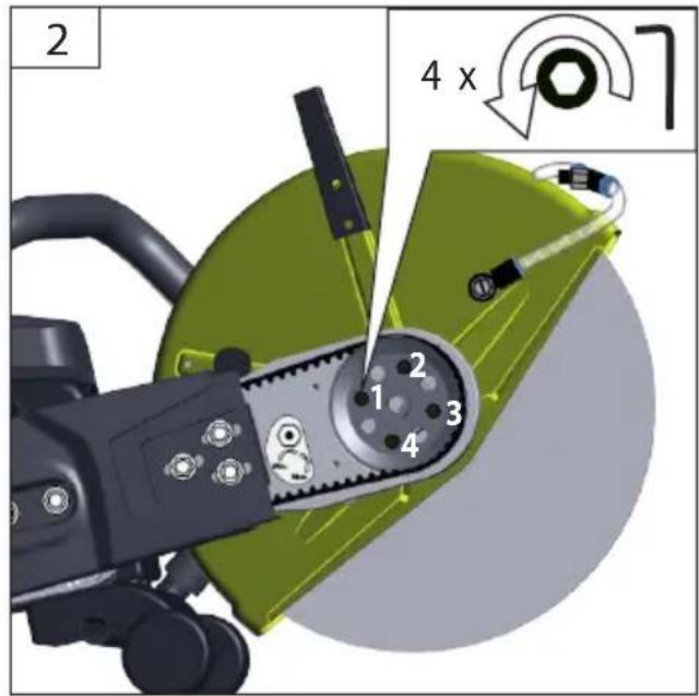 Güde GBTS 350 - Inbetriebnahme - 7