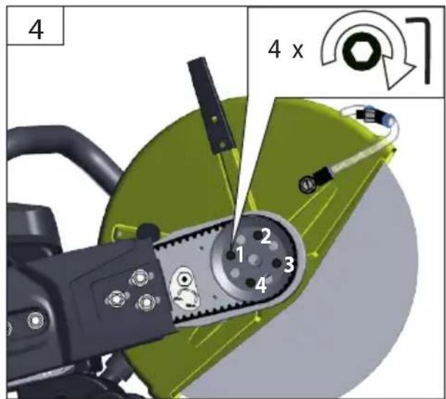 Güde GBTS 350 - Inbetriebnahme - 9