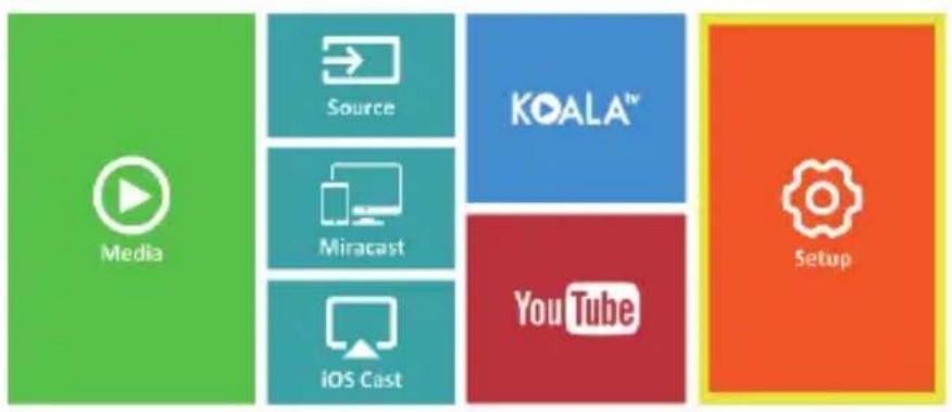Media Source Miracast iOS Cast KOALA™ YouTube Setup