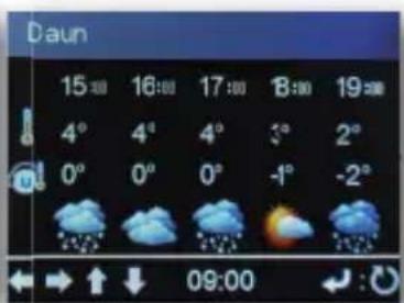 Telestar DABMAN i450 CD - Weather information - 3