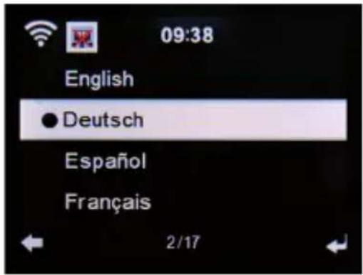 Telestar DABMAN i450 CD - Langue - 1