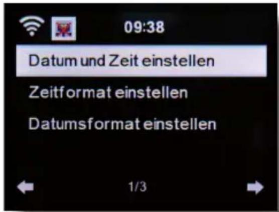 Telestar DABMAN i450 CD - Datum & tijd - 1