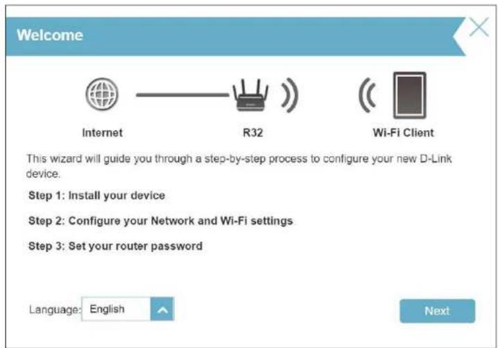 D-LINK Eagle Pro AI R32 - Paramètres assistant - 1